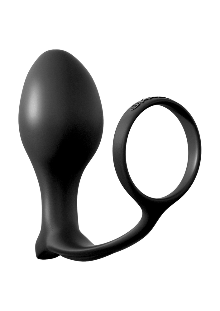 Pipedream Anal Fantasy Cockring Advanced Plug BLACK - 2