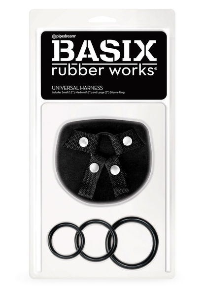 Pipedream Basix Universal Harness BLACK O/S - 2