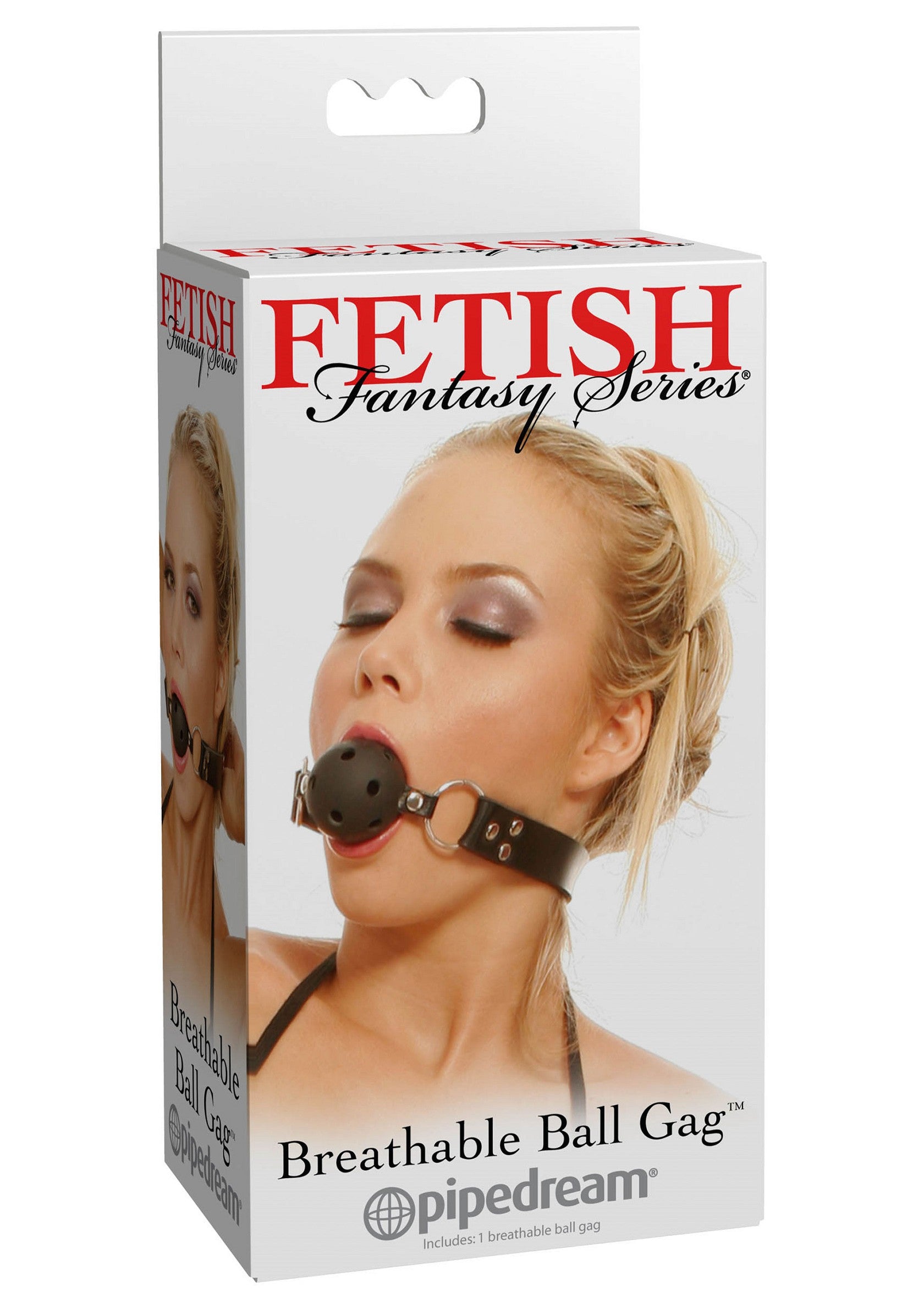 Pipedream Fetish Fantasy Breathable Ball Gag BLACK - 1