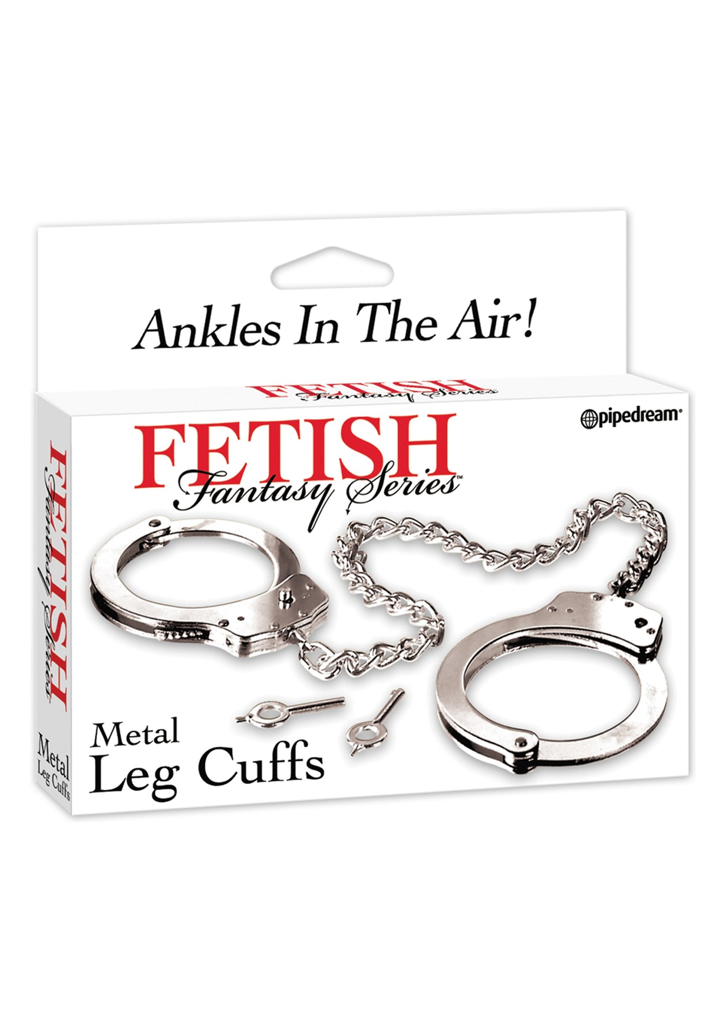 Pipedream Fetish Fantasy Metal Leg Cuffs METAL - 1