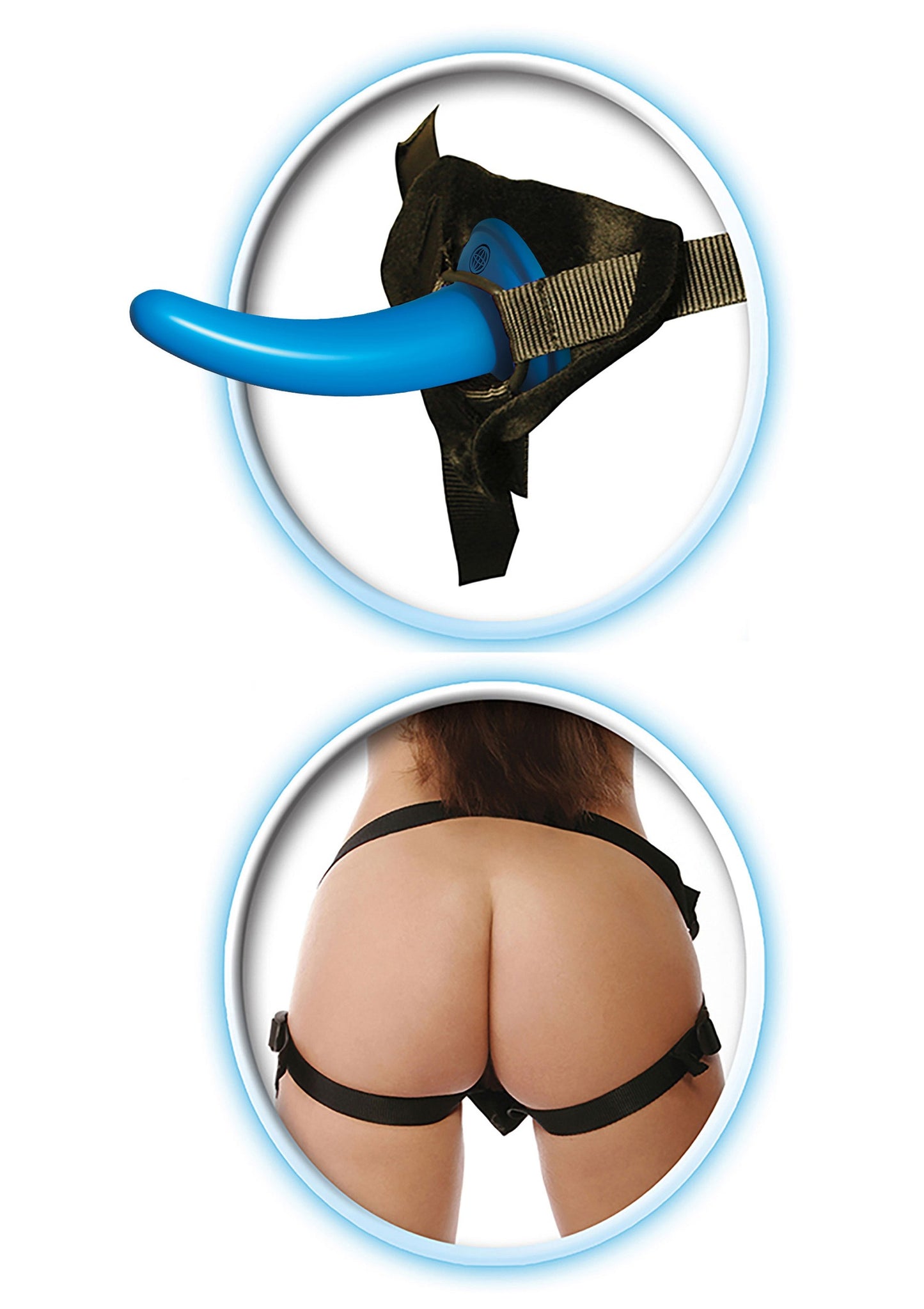 Pipedream Fetish Fantasy Beginners Strap-On for Him BLACK - 2