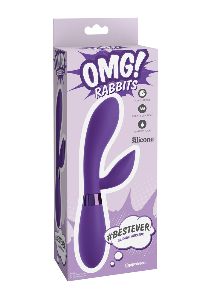 Pipedream OMG Bestever Silicone Vibrator PURPLE - 3