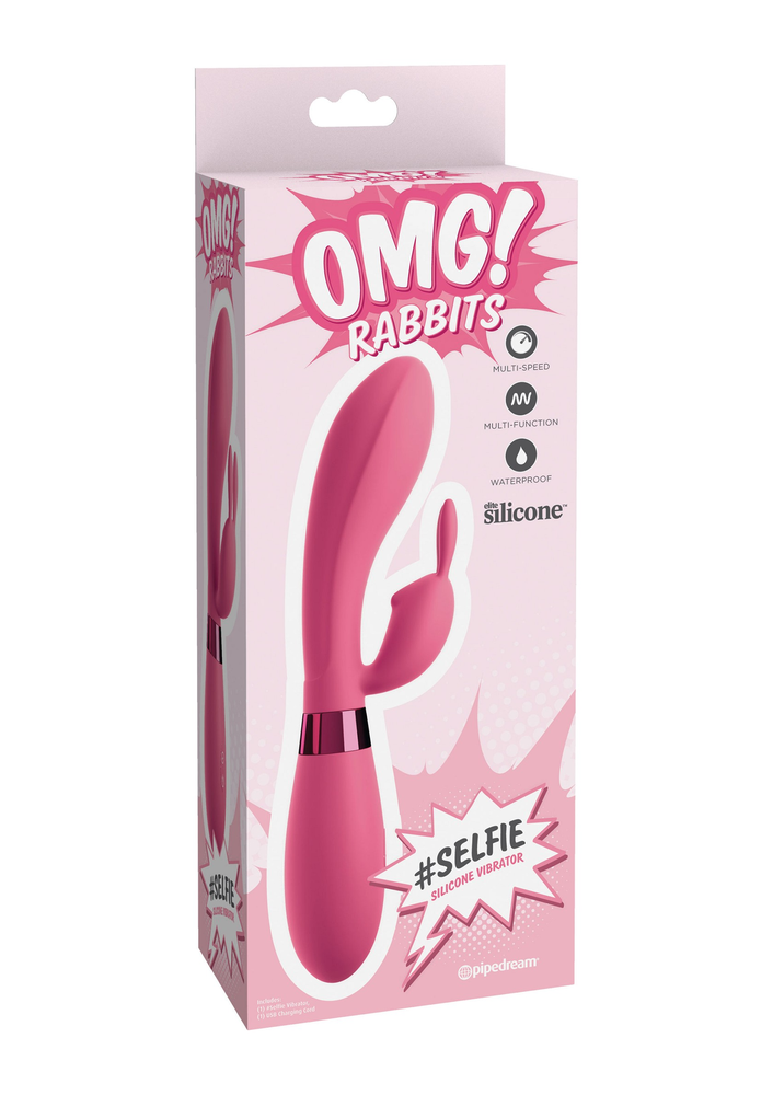 Pipedream OMG Selfie Silicone Vibrator PINK - 1