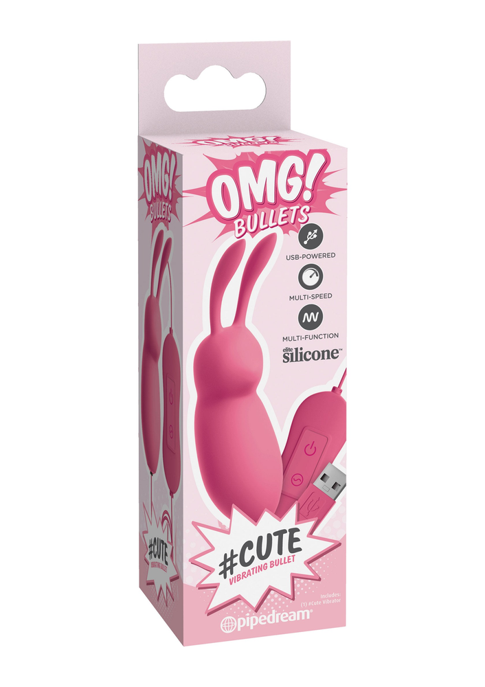 Pipedream OMG Cute Vibrating Bullet PINK - 0