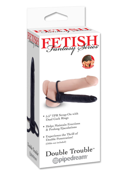 Pipedream Fetish Fantasy Double Trouble BLACK - 1