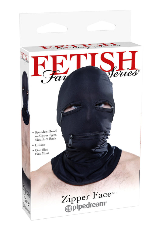 Pipedream Fetish Fantasy Series - Zipper Face Hood