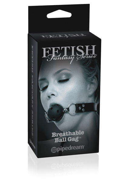 Pipedream Fetish Limited Edition Breathable Ball Gag BLACK - 0