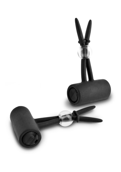 Pipedream Fetish Limited Edition Vibrating Nipple Lassos BLACK - 1