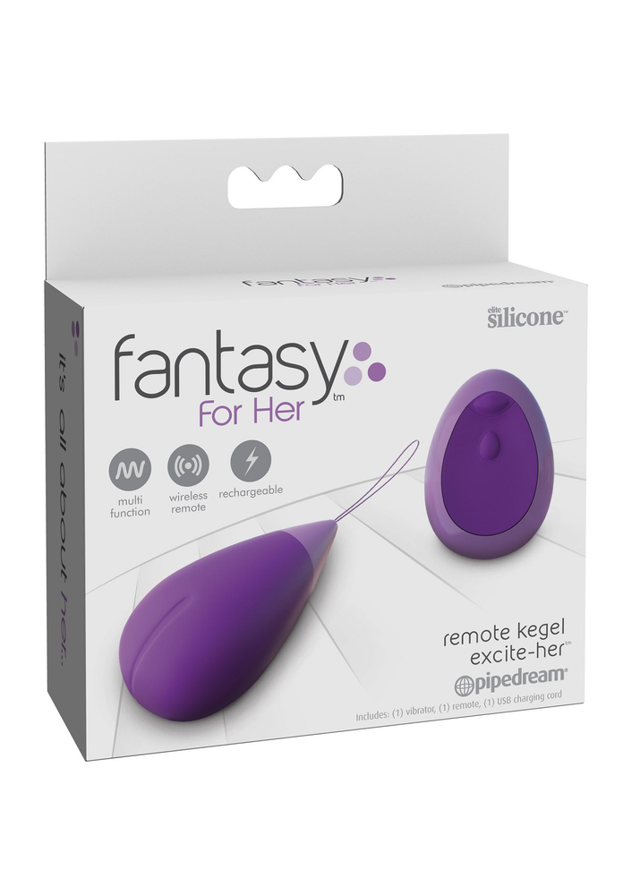 Pipedream Fantasy For Her Remote Kegel Excite-Her PURPLE - 0