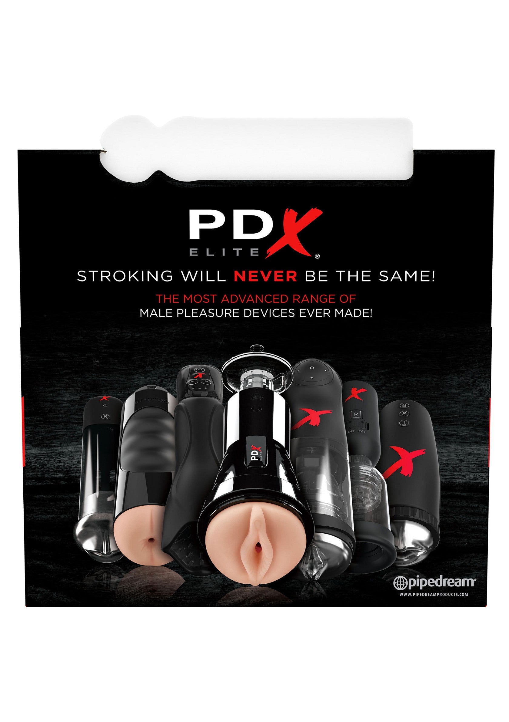 Pipedream PDX Elite Vibrating Stroker Displ 12 Pcs SKIN - 2