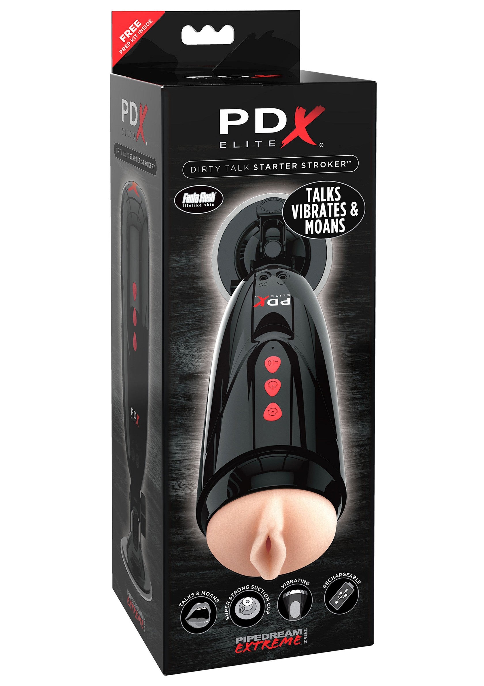 Pipedream PDX Elite Dirty Talk Starter Stroker SKIN - 3