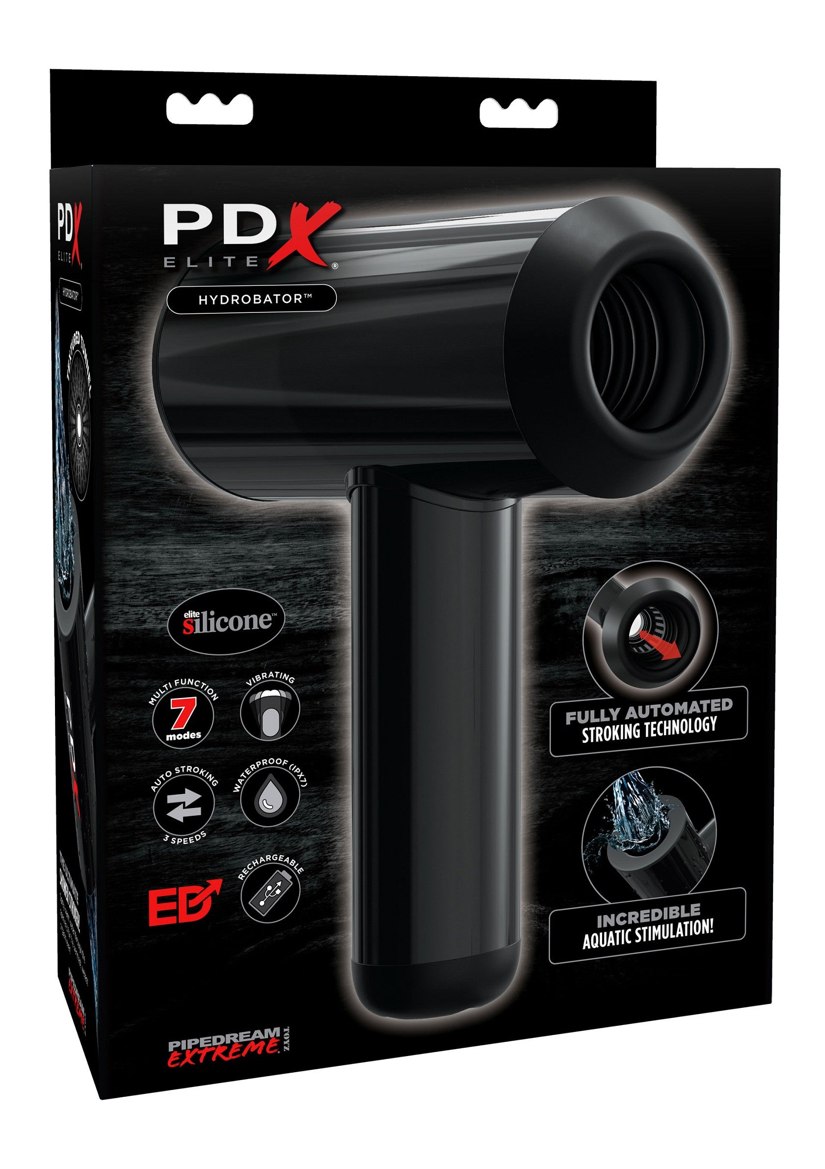 Pipedream PDX Elite Hydrobator BLACK - 11