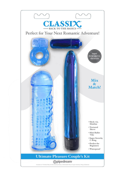 Pipedream Classix Ultimate Pleasure Couples Kit BLUE - 0