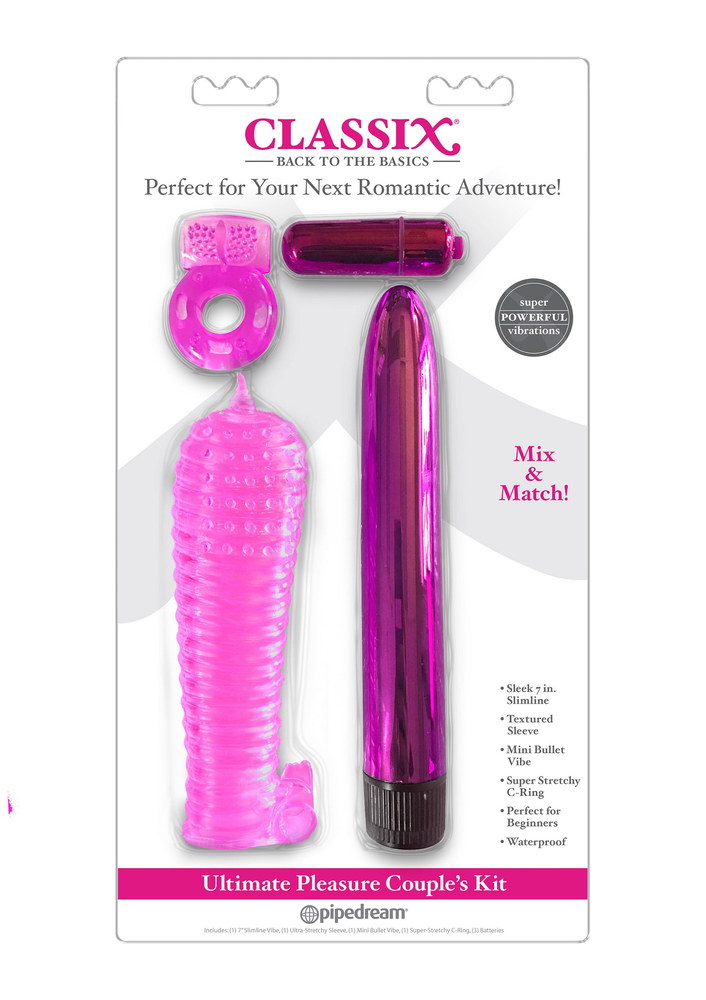 Pipedream Classix Ultimate Pleasure Couples Kit PINK - 0