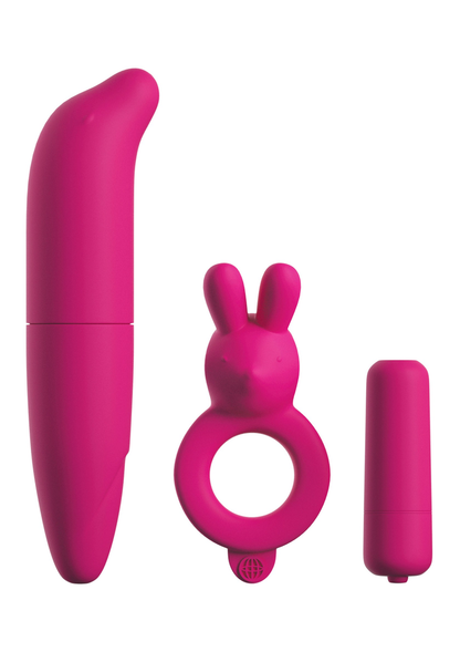 Pipedream Classix Couples Vibrating Starter Kit PINK - 4