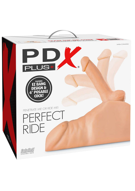 Pipedream PDX Plus - Perfect Ride - Lichte huidskleur