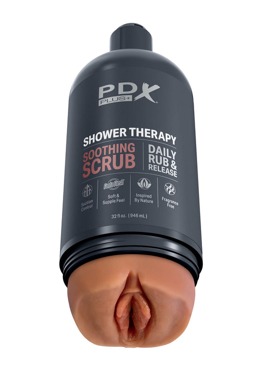 Pipedream PDX Plus - Shower Therapy - Soothing Scrub - Caramel huidskleur