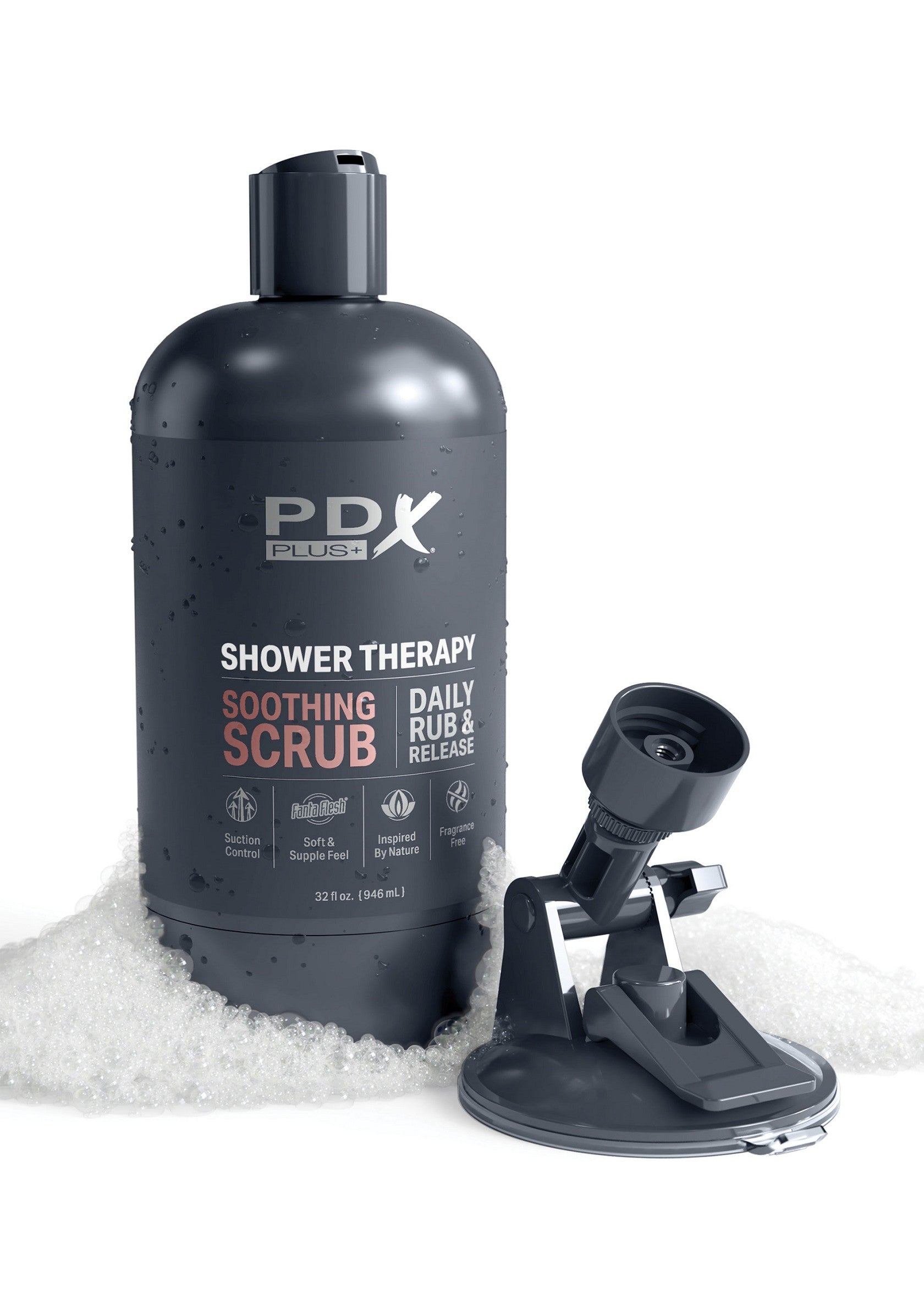 Pipedream PDX Plus Shower Therapy Soothing Scrub CARAMEL - 0