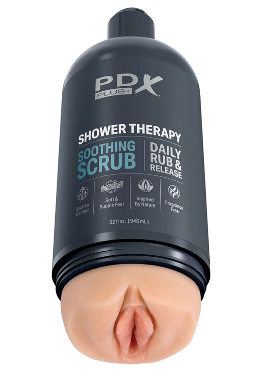 Pipedream PDX Plus - Shower Therapy - Soothing Scrub - Lichte huidskleur