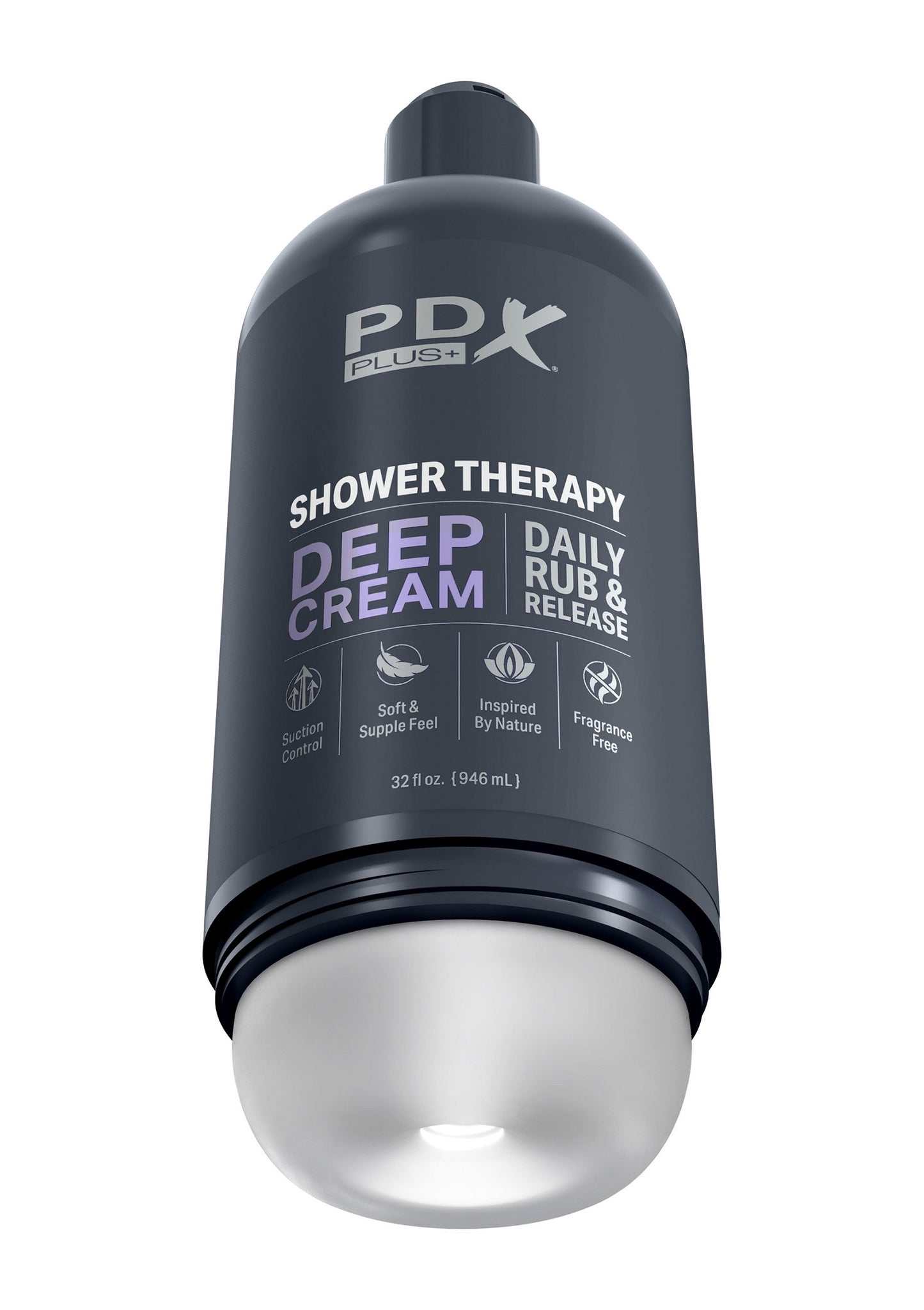 Pipedream PDX Plus Shower Therapy Deep Cream TRANSPA - 1