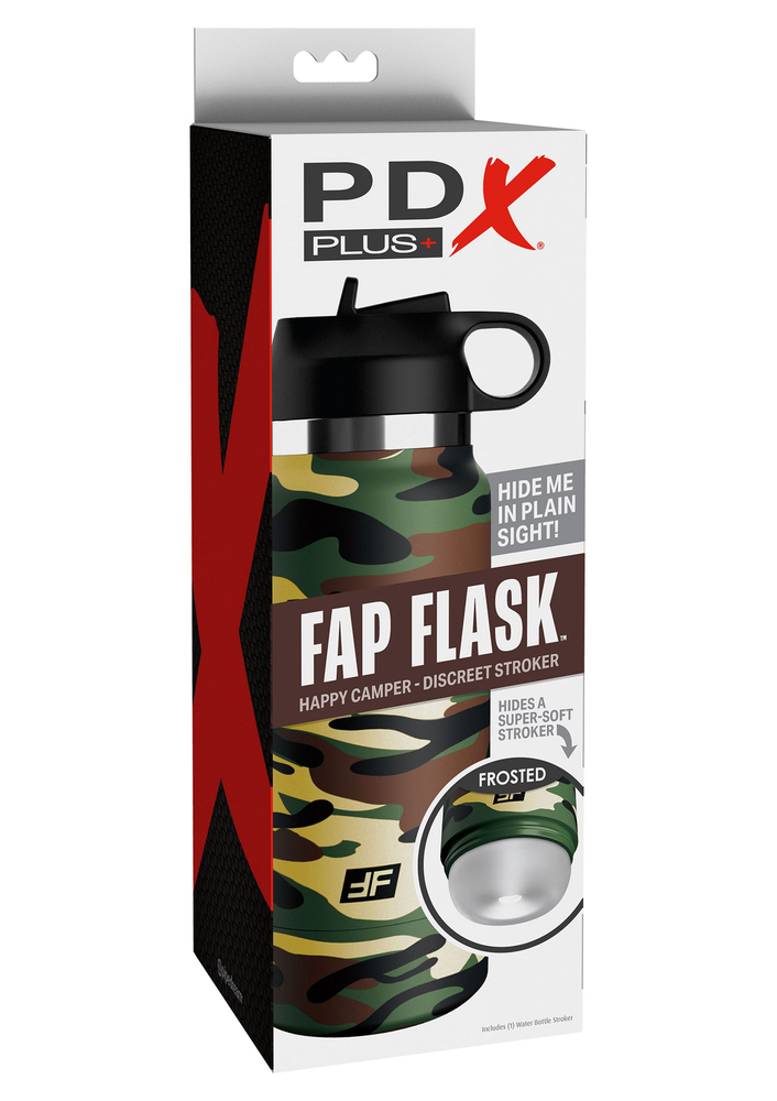 Pipedream PDX Plus - Fap Flask Happy Camper TRANSPA - 4