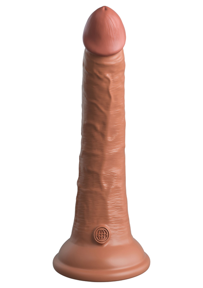 Pipedream King Cock Elite 7' 2Density Silicone Cock CARAMEL - 6