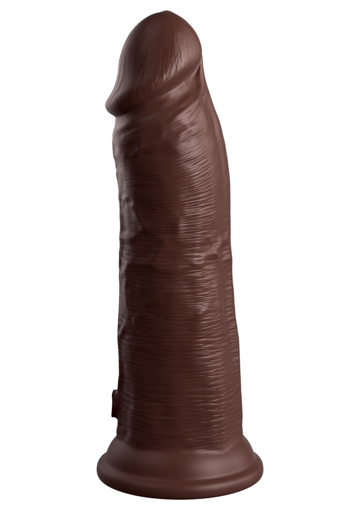 Pipedream King Cock Elite 8' 2Density Silicone Cock BROWN - 1