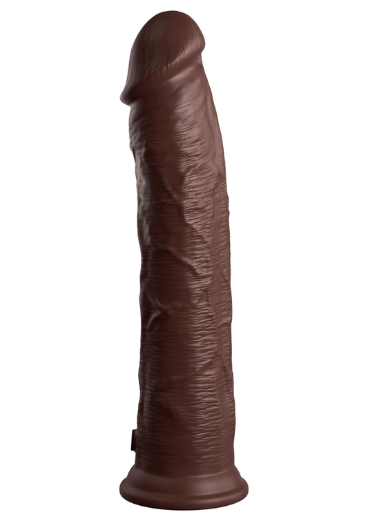 Pipedream King Cock Elite - 11' Silicone Dual Density Cock - Bruine huidskleur