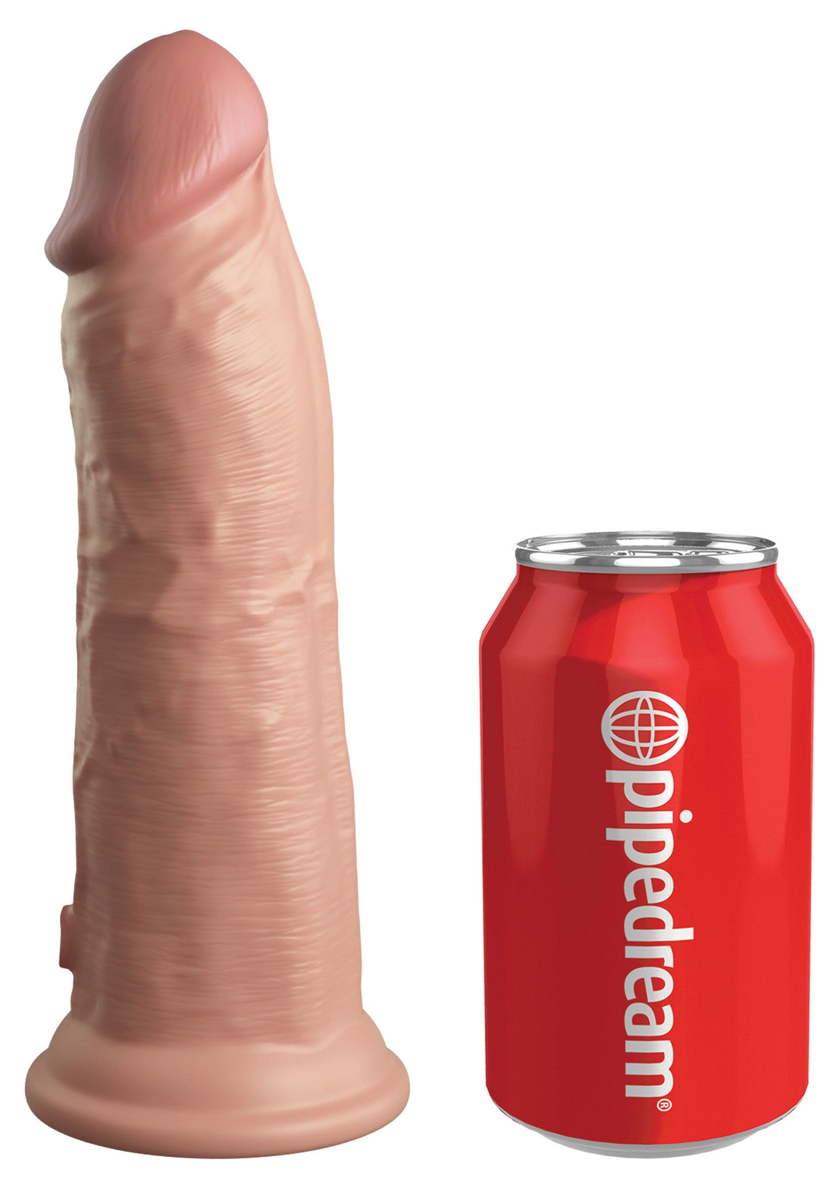 Pipedream King Cock Elite - 8' Vibrating Silicone Dual Density Cock SKIN - 3