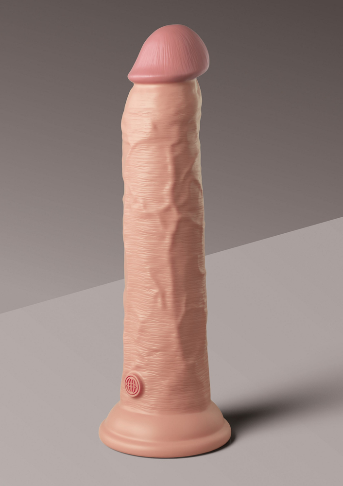 Pipedream King Cock Elite 9' 2Density Vibrating Cock SKIN - 0