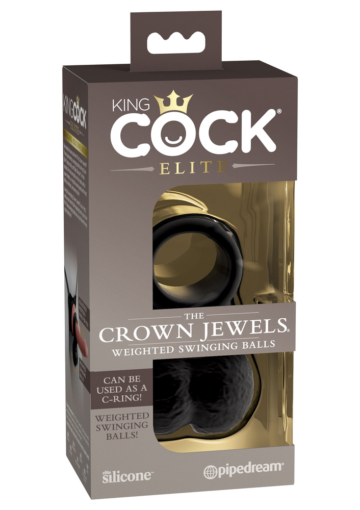 Pipedream King Cock Elite The Crown Jewels - Weighted BLACK - 3