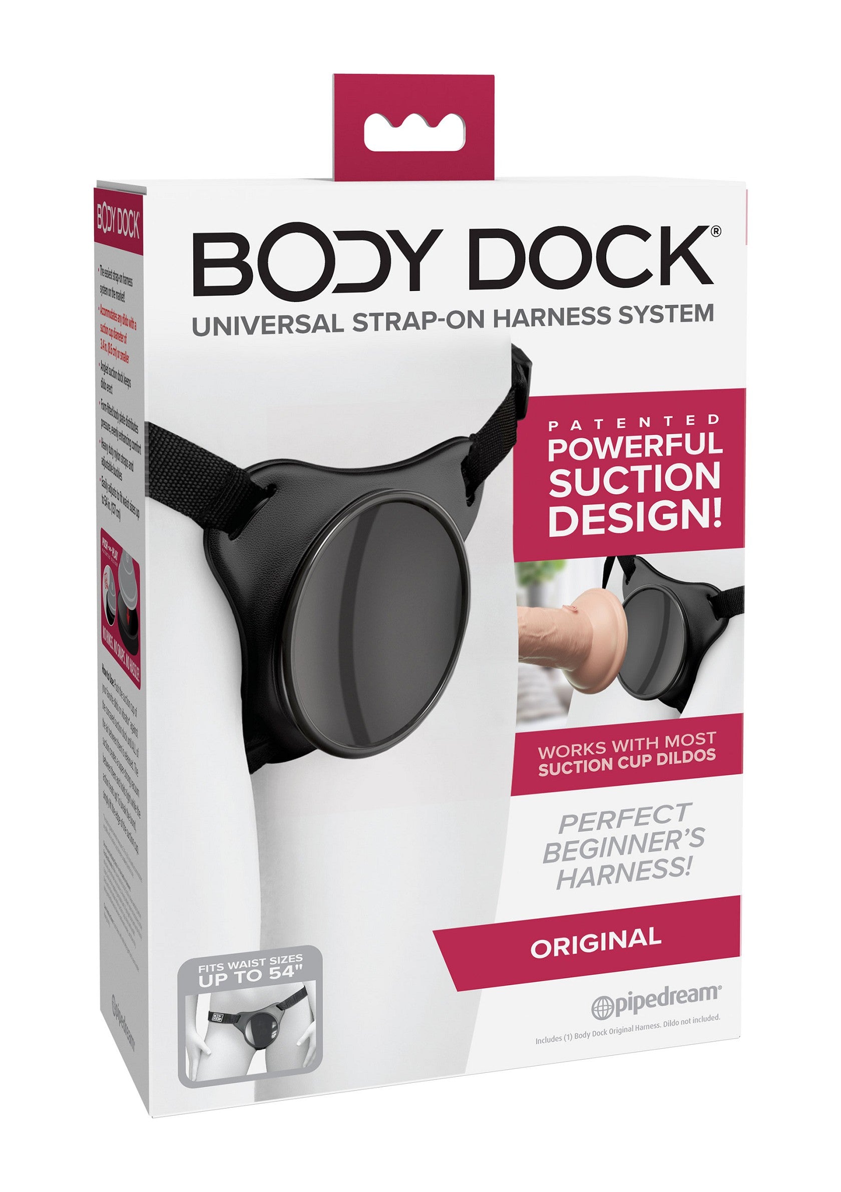 Pipedream Body Dock Original Harness BLACK - 2