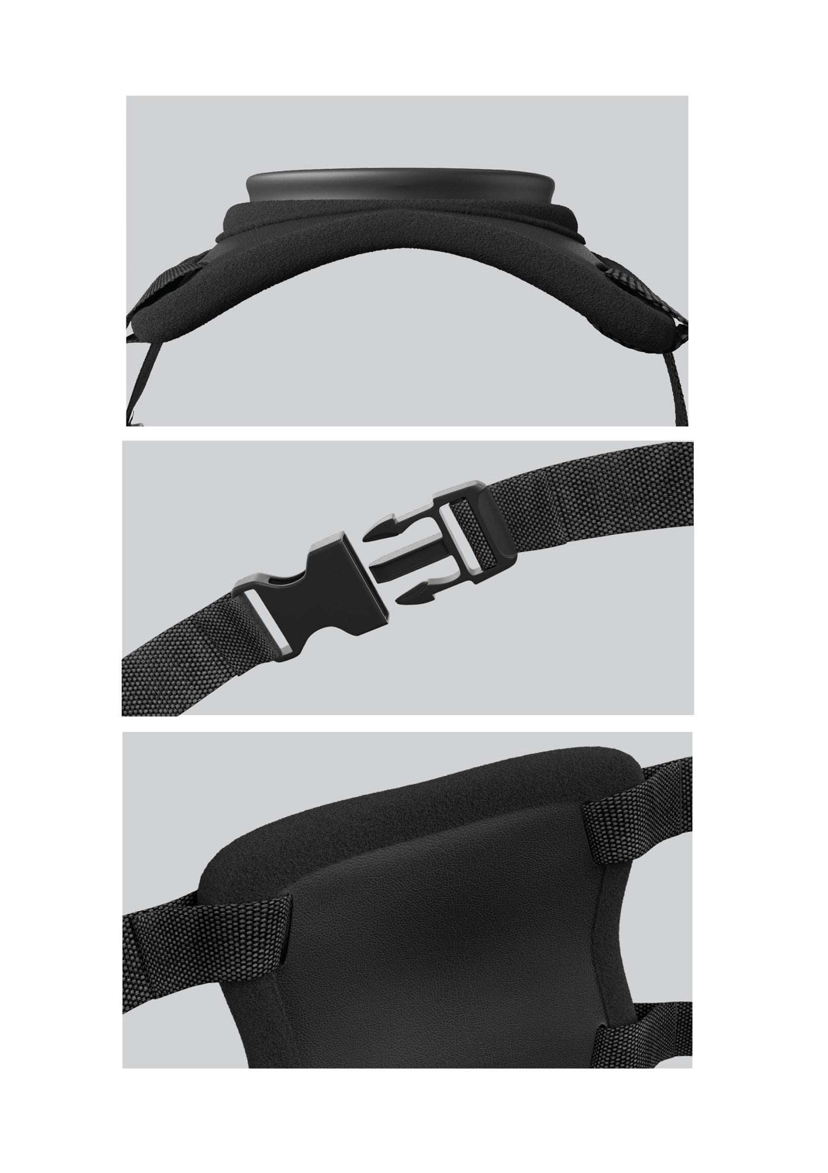 Pipedream Body Dock Lap Strap Harness BLACK - 4