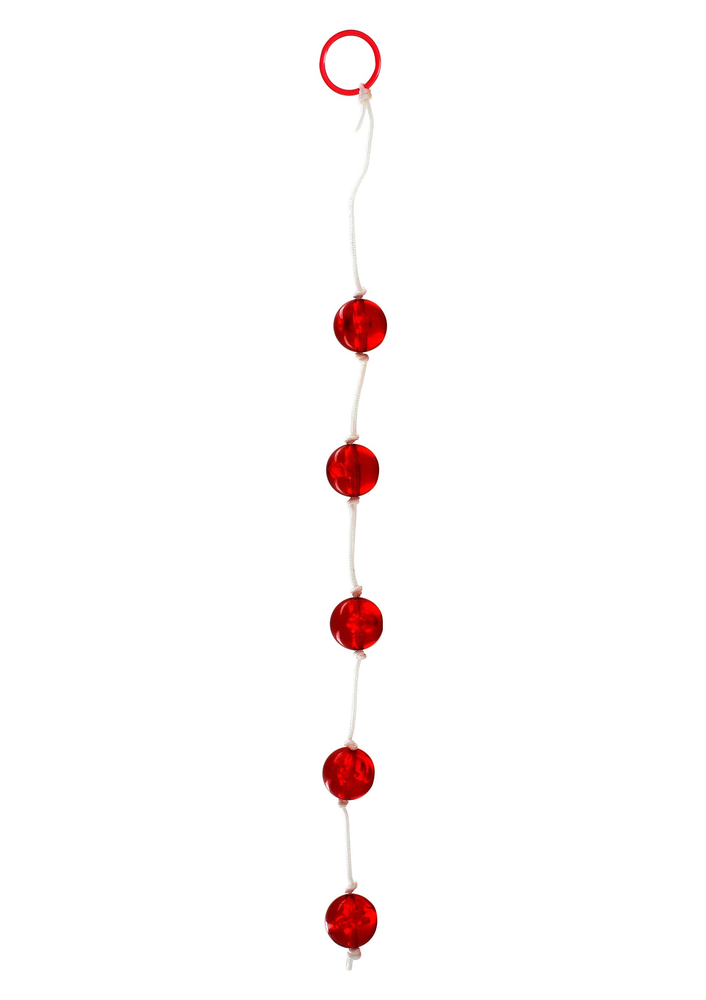 Seven Creations Anal Beads Large RED - 0