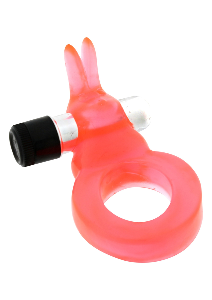 Seven Creations Jelly Rabbit Cockring RED - 0