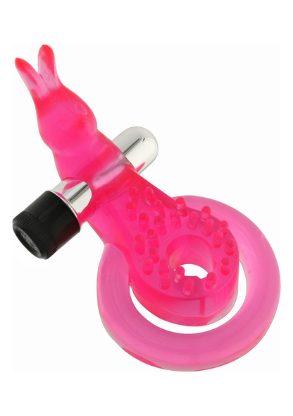 Seven Creations Cock & Ball Ring Rabbit PINK - 0
