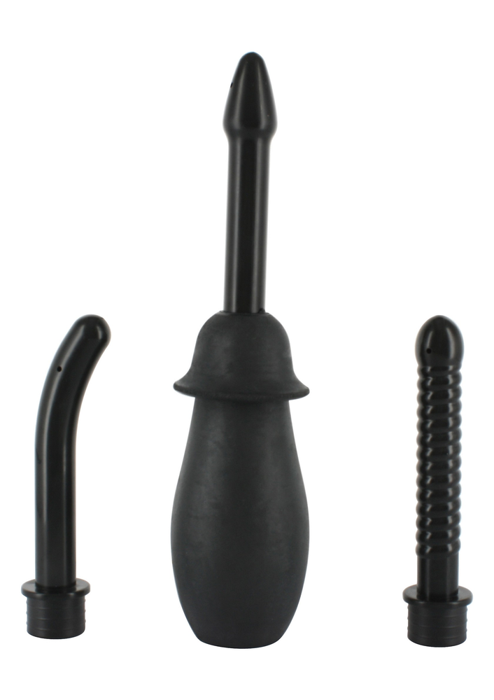Seven Creations Anal Douche Kit BLACK - 0