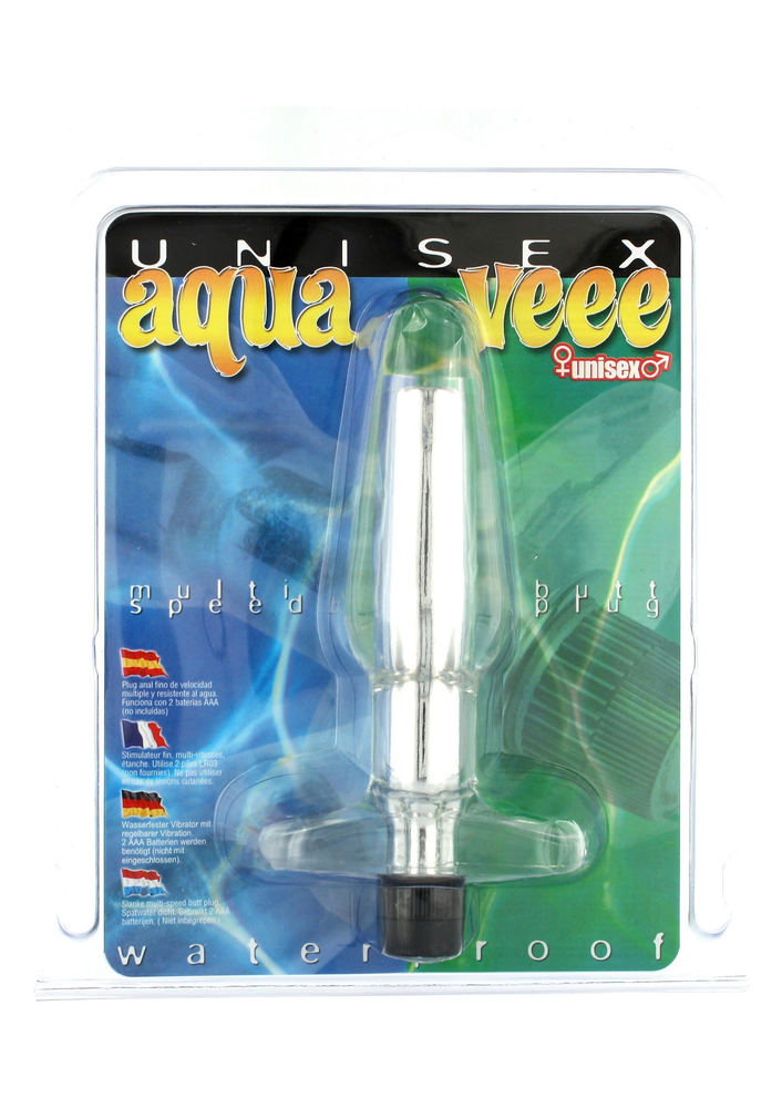 Seven Creations Aqua Vee Butt Plug TRANSPA - 0