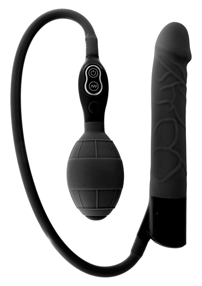 Seven Creations Inflatable Vibrator BLACK - 0