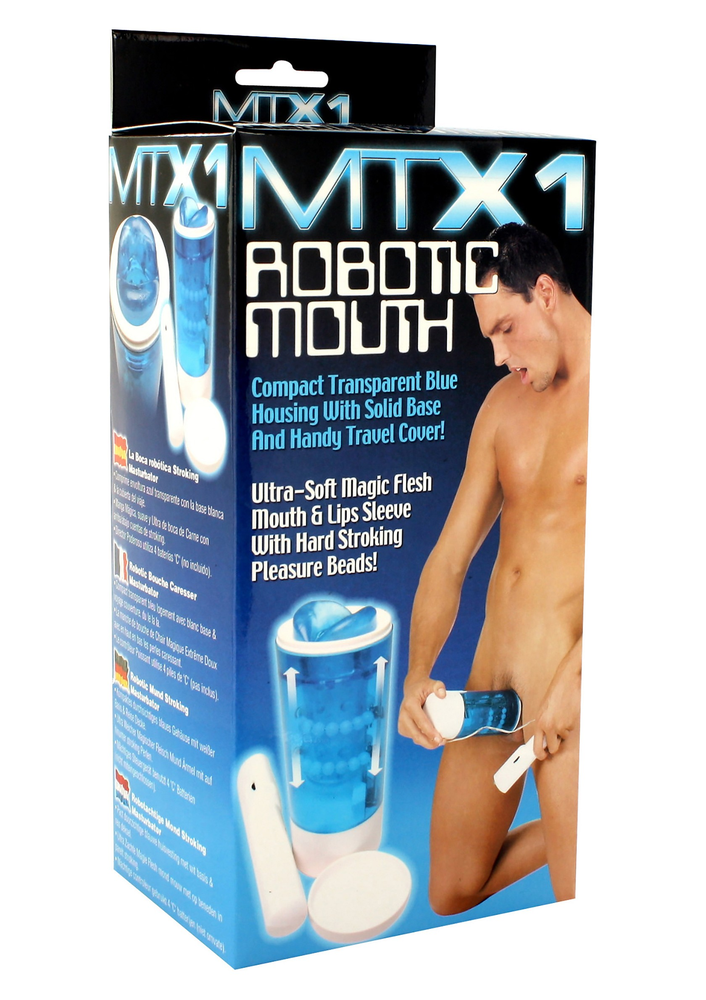 Seven Creations Robotic Mouth Masturbator BLUE - 1