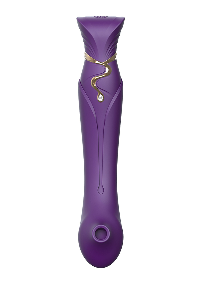 Zalo Queen Set Pulse Wave Clit Stim PURPLE - 8