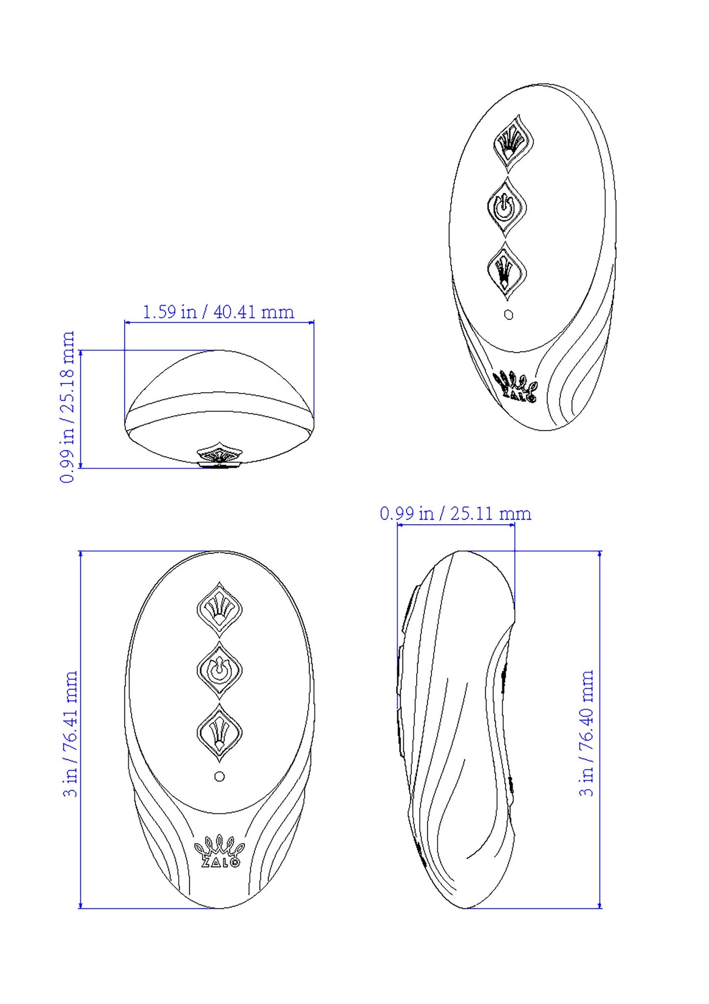 Zalo Bayek Wearable Vibrator GREEN - 11