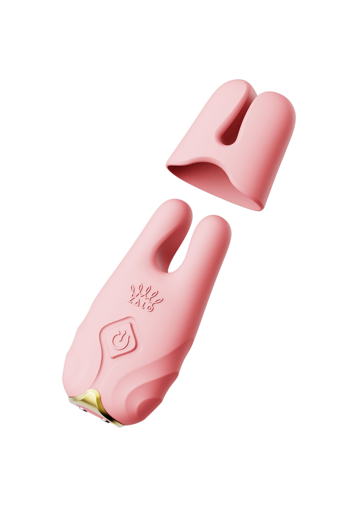 Zalo Nave Vibrating Nipple Clamps PINK - 4