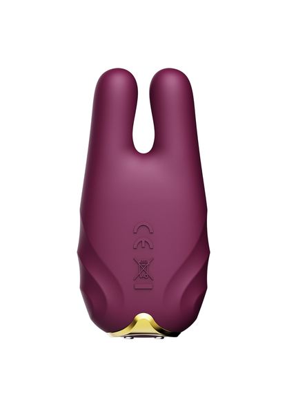 Zalo Nave Vibrating Nipple Clamps PURPLE - 7
