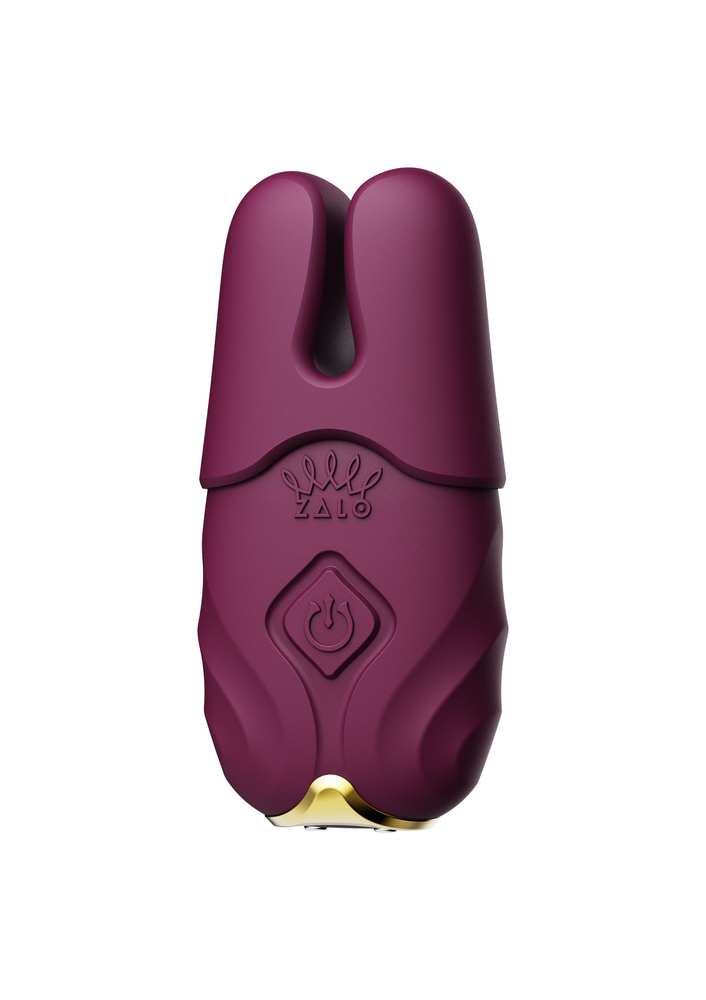 Zalo Nave Vibrating Nipple Clamps PURPLE - 9