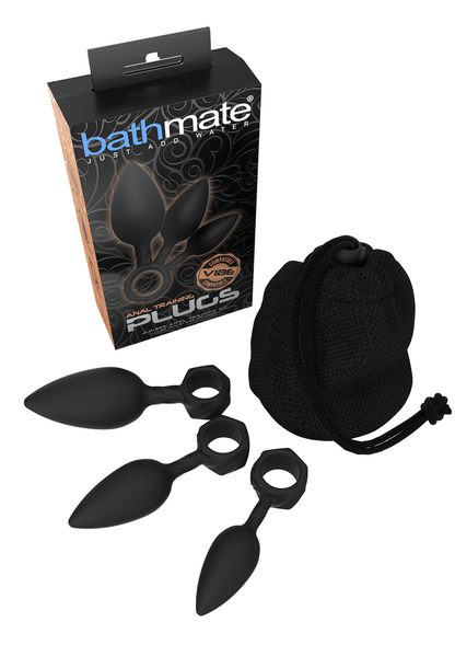 Bathmate Anal Training Plugs BLACK - 0