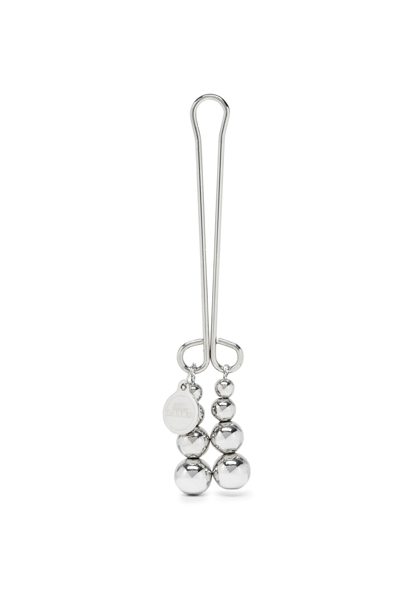 Beaded Clitoral Clamp SILVER - 2