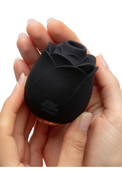 Black Rose Suction Stimulator BLACK - 5