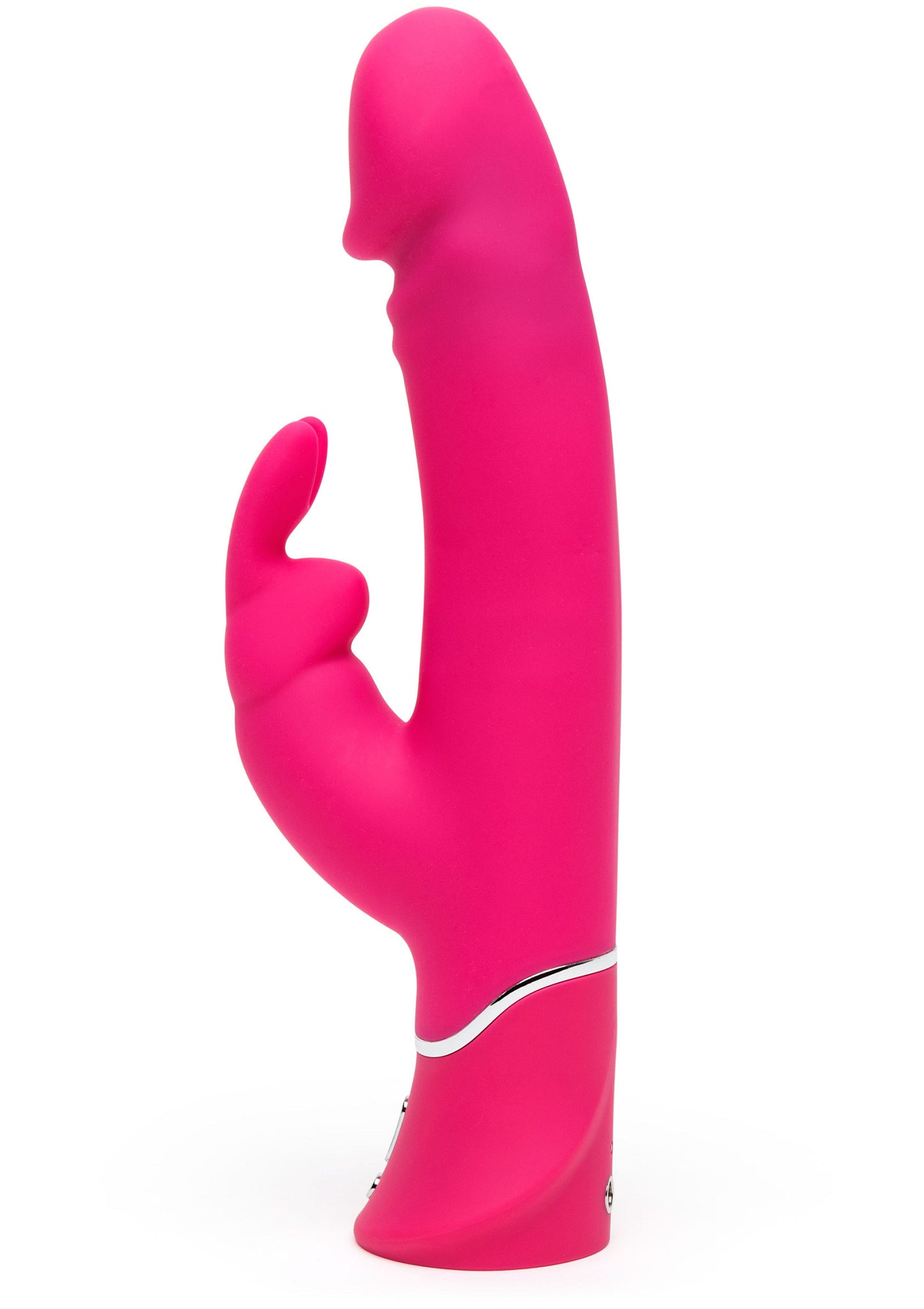 Happy Rabbit Realistic Dual-Density Vibrator PINK - 1