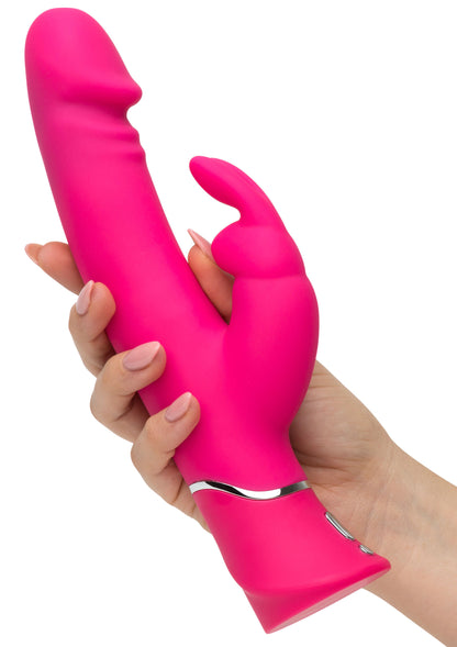 Happy Rabbit Realistic Dual-Density Vibrator PINK - 0